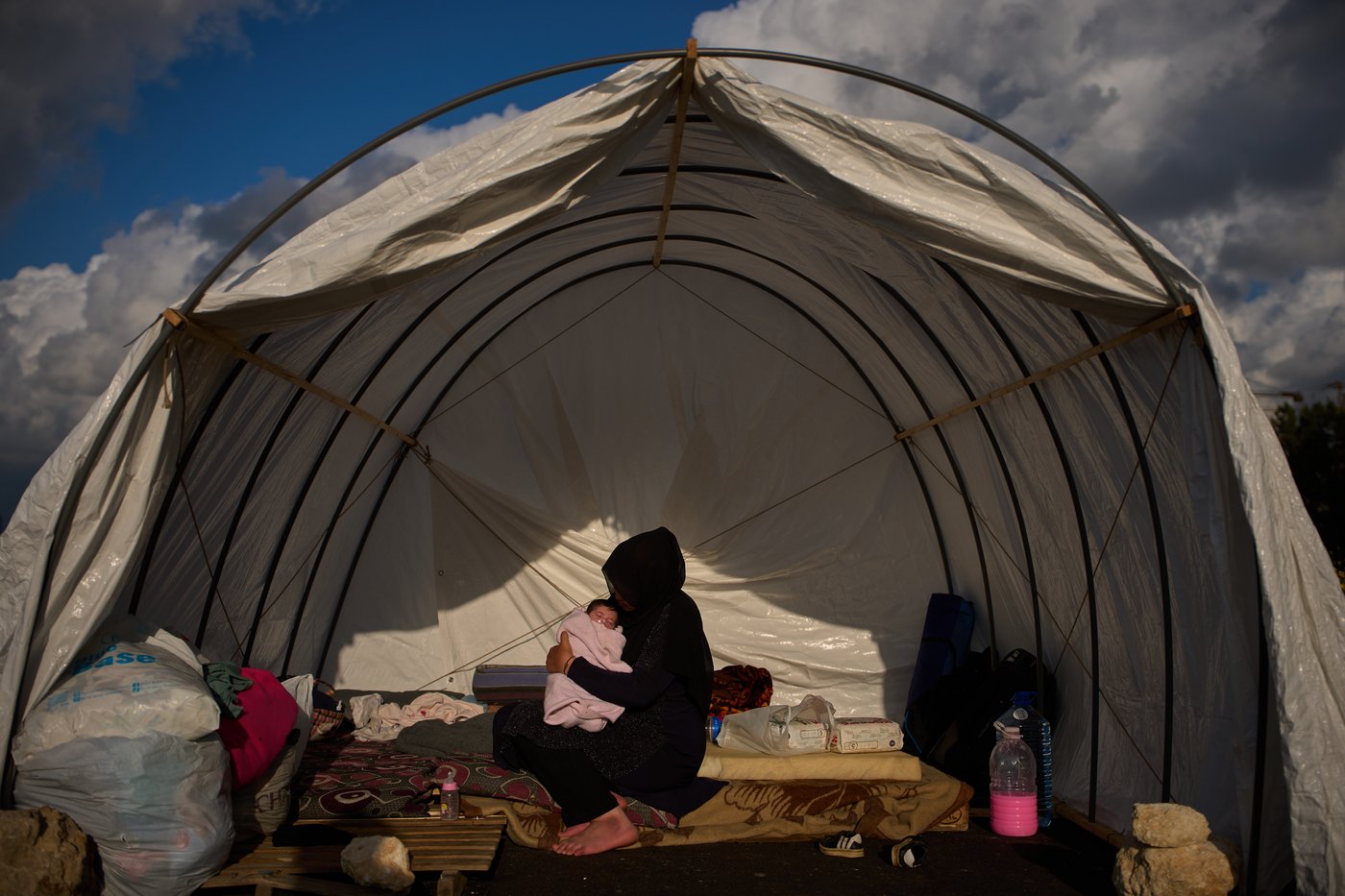 A baby born in a tent on a Beirut roadside struggles to survive, her family displaced by war | iNFOnews.ca