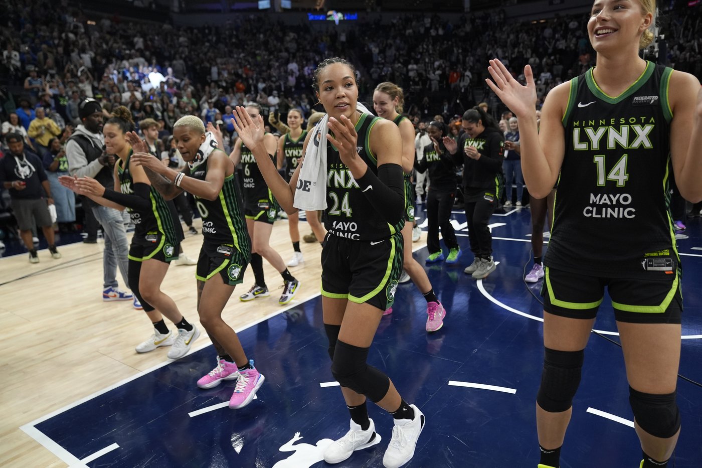 Lynx return to finals with 88-77 win over Sun in Game 5 behind Collier's 27 points, 11 rebounds | iNFOnews.ca Lynx return to finals with 88-77 win over Sun in Game 5 behind Collier's 27 points, 11 rebounds | iNFOnews.ca
