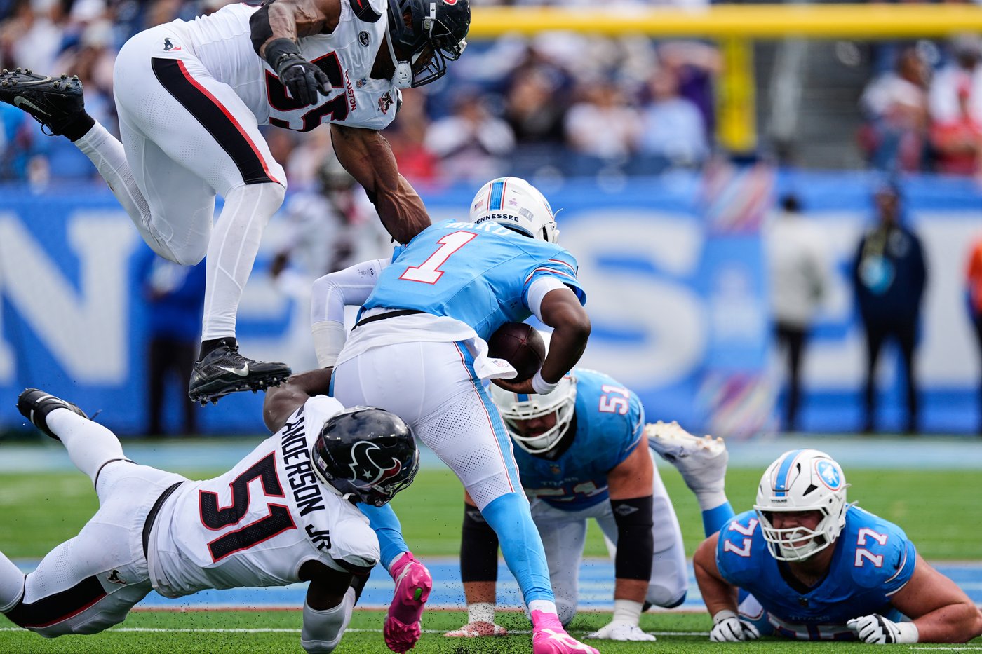 A 26-3 loss, a 0-5 start, and no QB change with Cam Ward still the Titans' starter | iNFOnews.ca