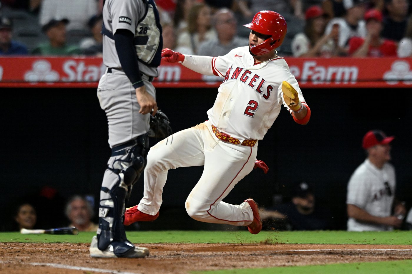 Angels end 7-game slide with 10-1 win over sloppy Yankees behind Grissom and Ureña | iNFOnews.ca