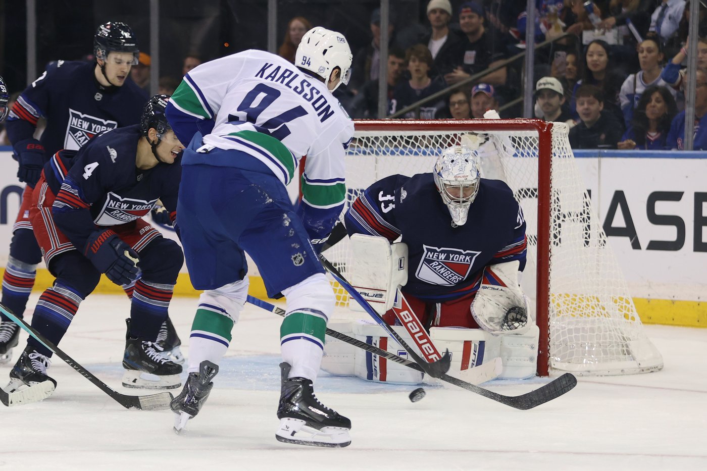 Kartye, Cuylle each score twice as Rangers beat struggling Canucks 6-2 | iNFOnews.ca