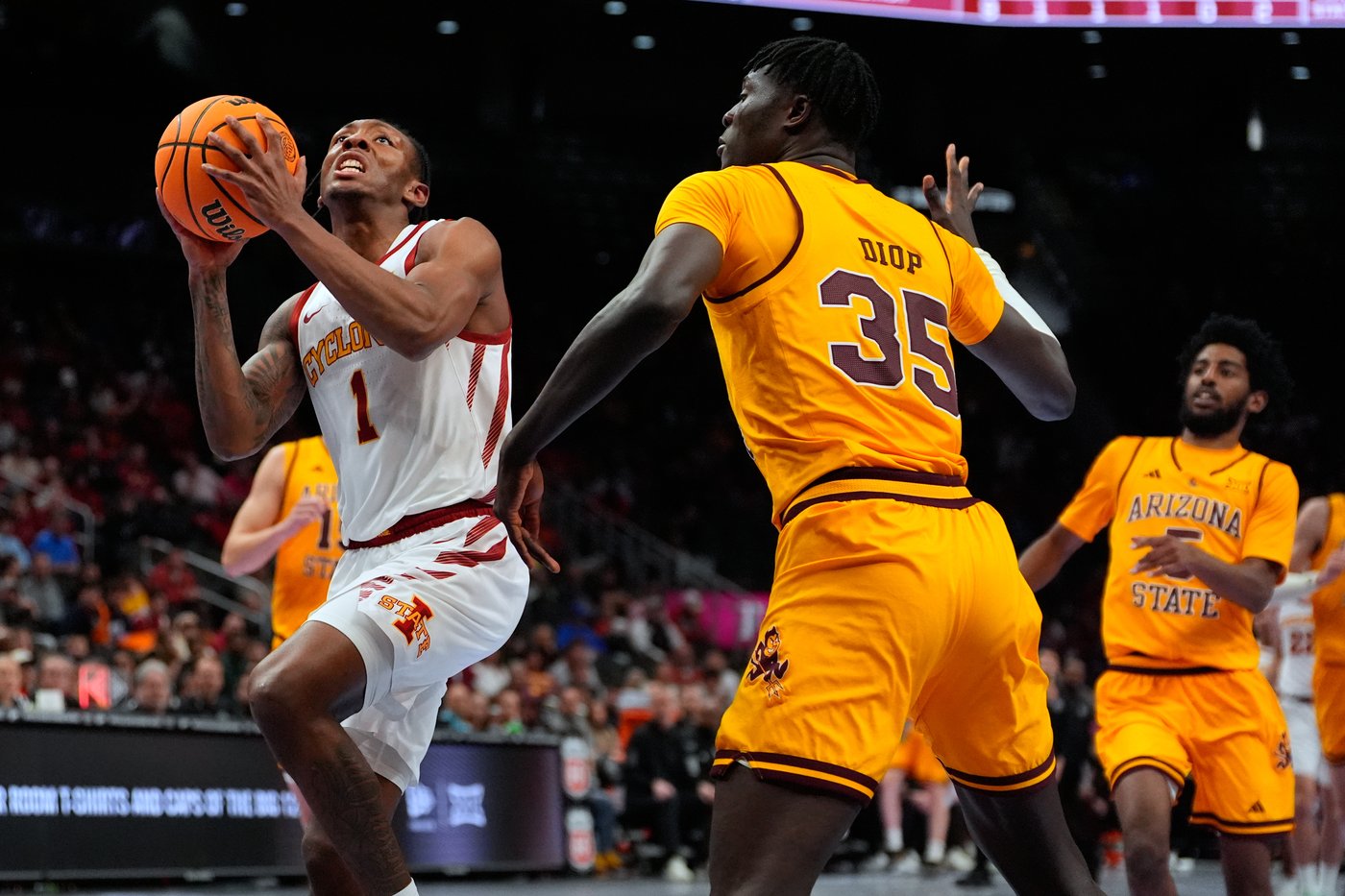 Seventh-ranked Iowa State trounces Arizona State 91-42 in second round of Big 12 Tournament | iNFOnews.ca