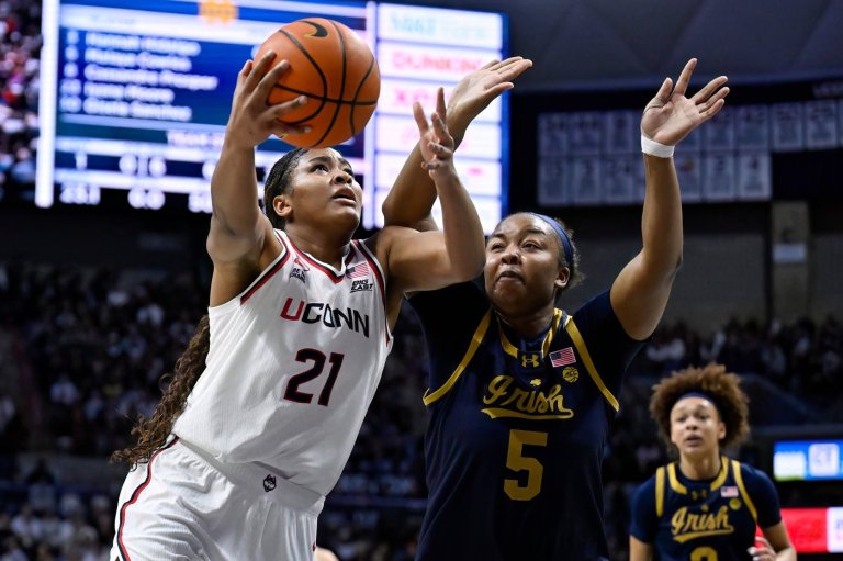 Strong, Arnold star as No. 1 UConn extends winning streak to 19 games with 85-47 win over Notre Dame | iNFOnews.ca
