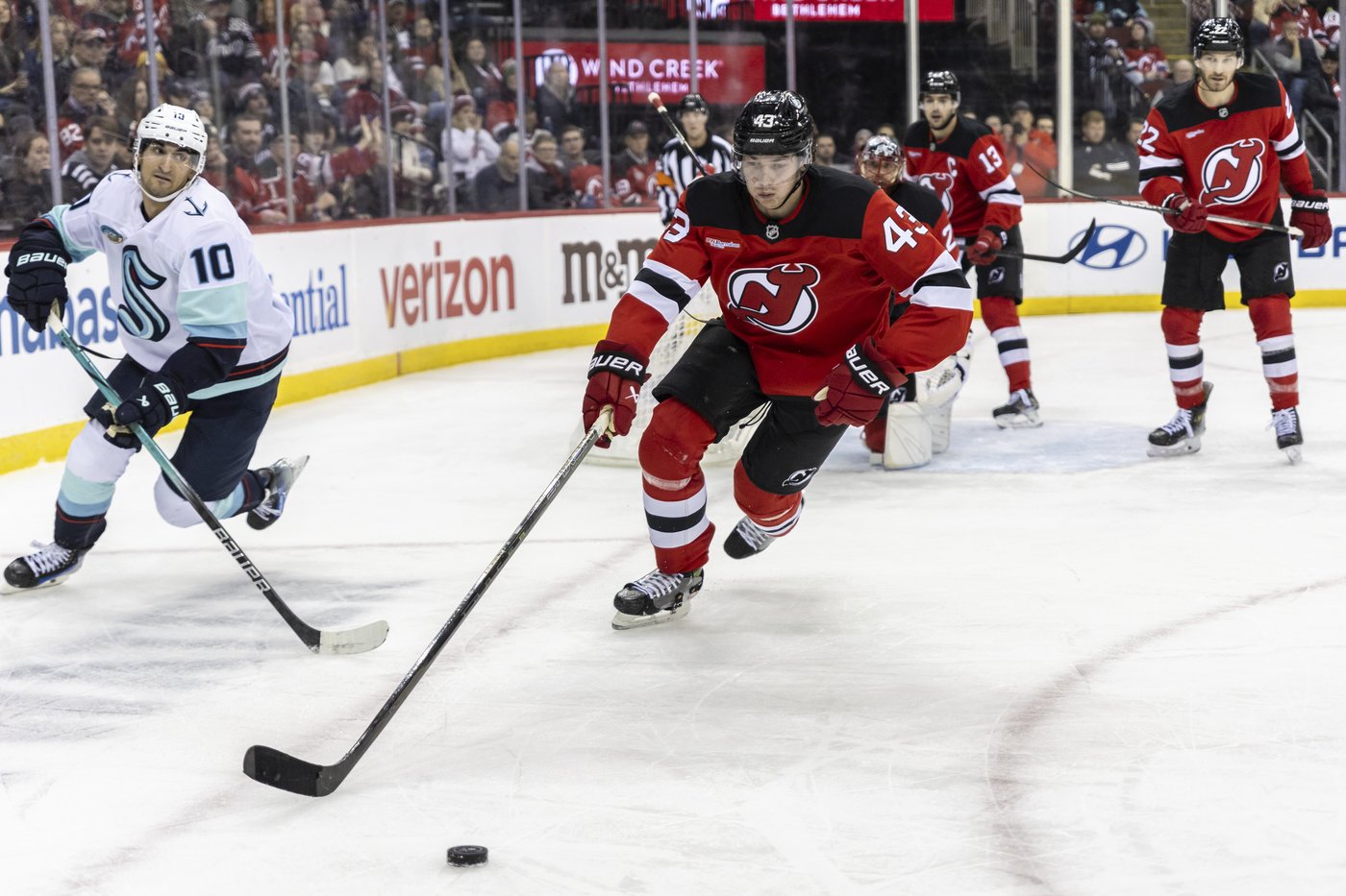 Meier scores tiebreaking goal early in 3rd period as Devils beat Kraken 3-2 | iNFOnews.ca