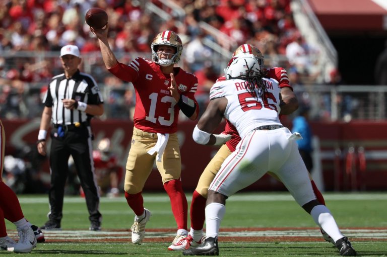 Purdy throws 4 TD passes to lead the injury-depleted 49ers to a 36-30 win vs. the Cardinals | iNFOnews.ca