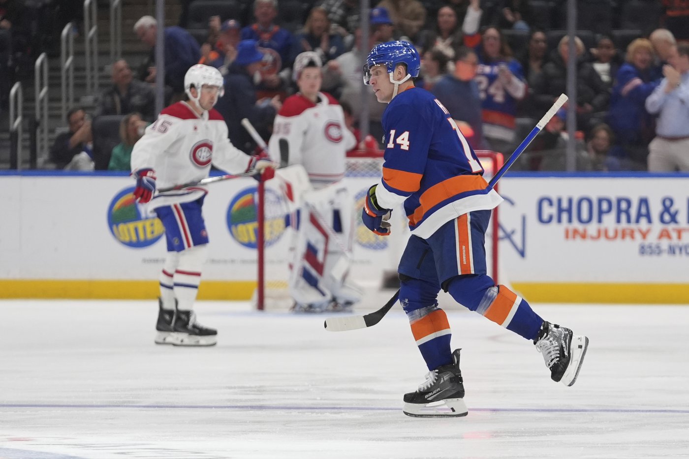 Horvat's overtime goal and Sorokin's 38 saves and 2 assists lift Islanders to 4-3 win over Canadiens | iNFOnews.ca