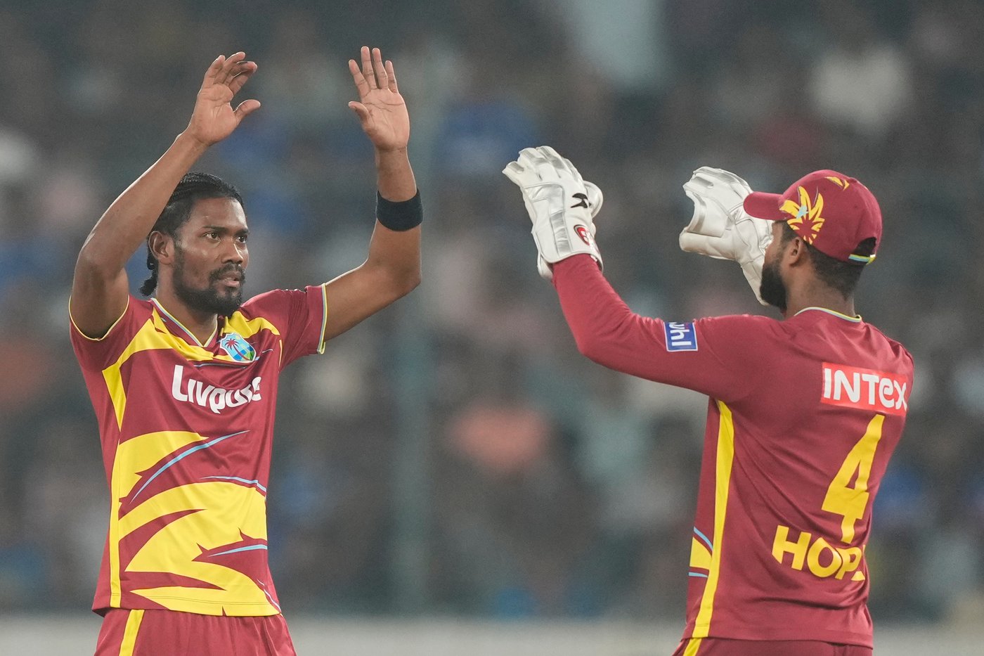 Shai Hope’s 102 gives West Indies series-leveling win over India in fourth cricket T20