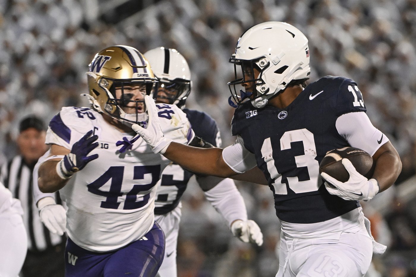 Warren scores 2 TDs as No. 6 Penn State routs Washington 35-6 | iNFOnews.ca