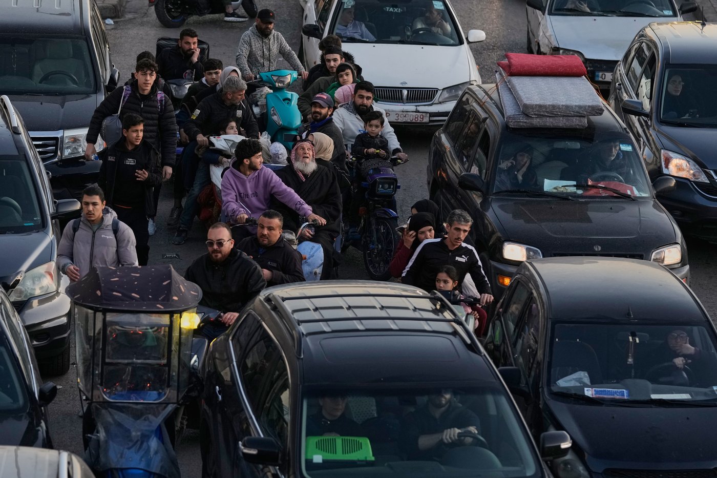 Photos show people fleeing and buildings wrecked after Israeli strikes in Lebanon | iNFOnews.ca
