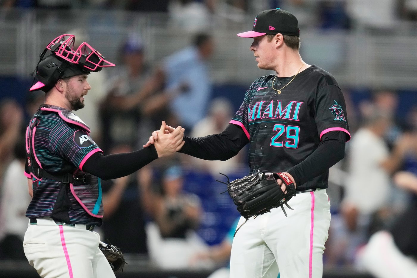 Caissie homers, doubles and singles to lead Marlins to 4-3 win over Giants | iNFOnews.ca
