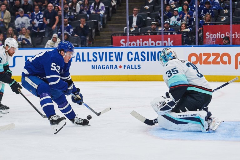 Mahura scores winner, Kraken top Maple Leafs 4-3 in overtime | iNFOnews.ca