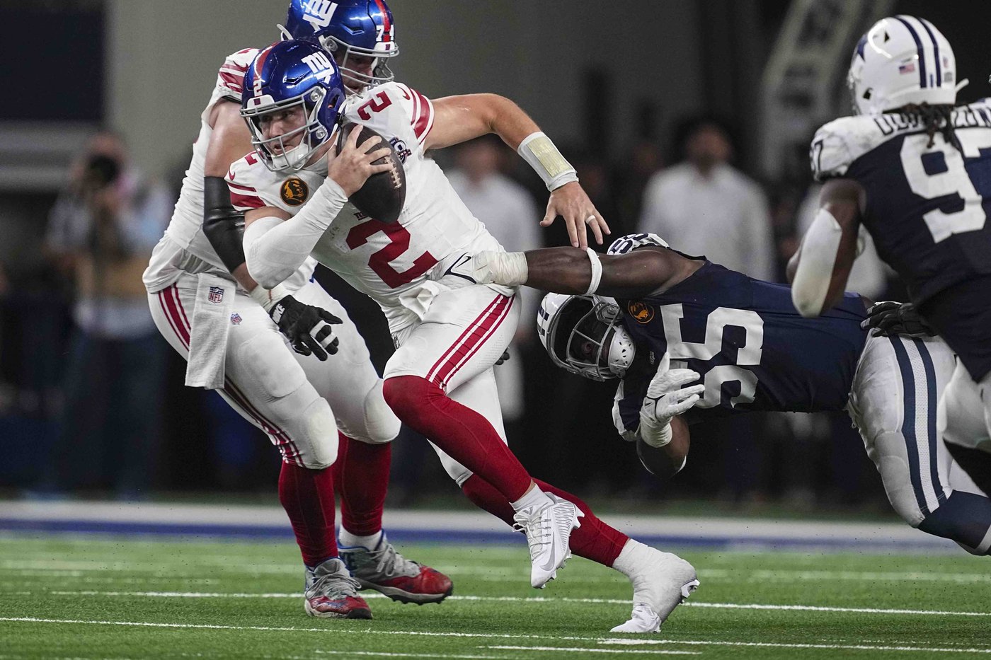 Lock is 3rd Giants starting QB in 3 games, and the result is the same during a 7-game skid | iNFOnews.ca Lock is 3rd Giants starting QB in 3 games, and the result is the same during a 7-game skid | iNFOnews.ca