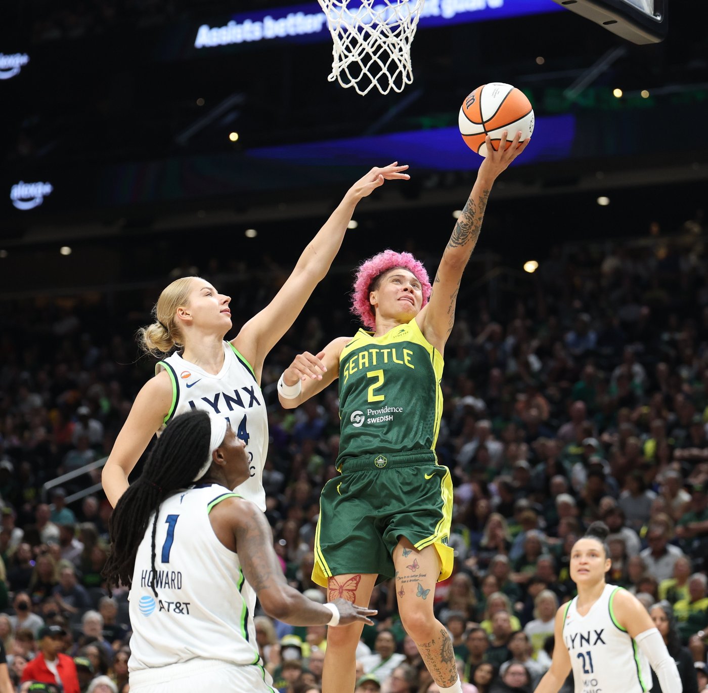 Kayla McBride and Olivia Miles lead Lynx to 6th straight win, 105-102 over Storm | iNFOnews.ca Kayla McBride and Olivia Miles lead Lynx to 6th straight win, 105-102 over Storm | iNFOnews.ca