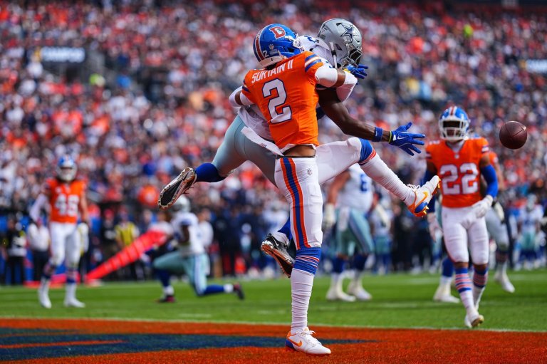 Broncos cornerback Pat Surtain II exits Dallas game with shoulder injury after earlier leg scare | iNFOnews.ca Broncos cornerback Pat Surtain II exits Dallas game with shoulder injury after earlier leg scare | iNFOnews.ca