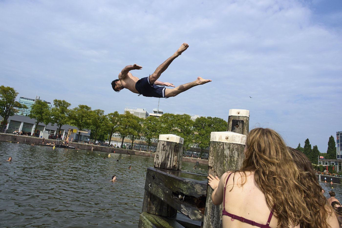 Surrounded by water, Dutch swimmers have plenty of places to cool off | iNFOnews.ca