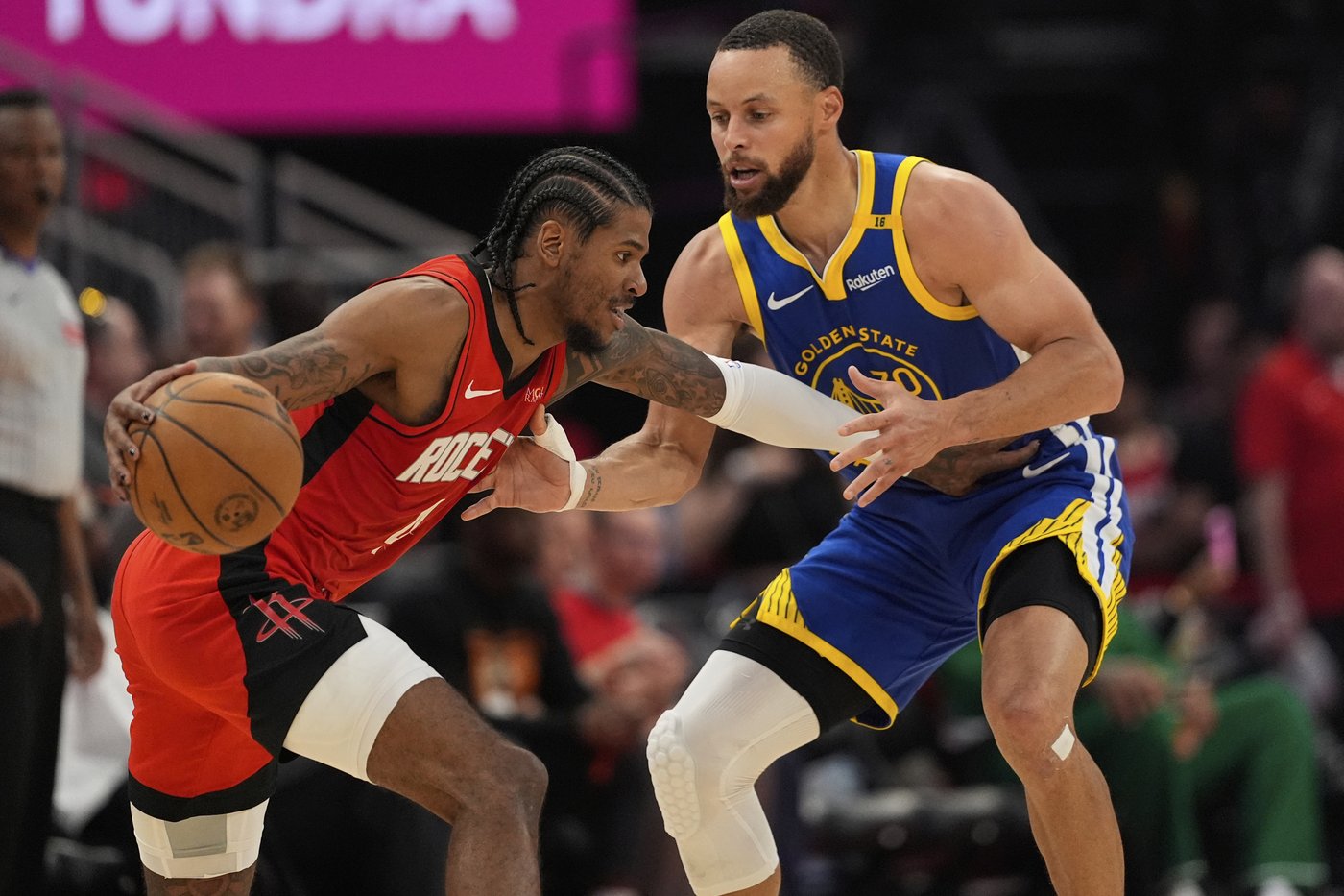 VanVleet and Thompson lead the way as Rockets avoid elimination, routing Warriors 131-116 in Game 5 | iNFOnews.ca