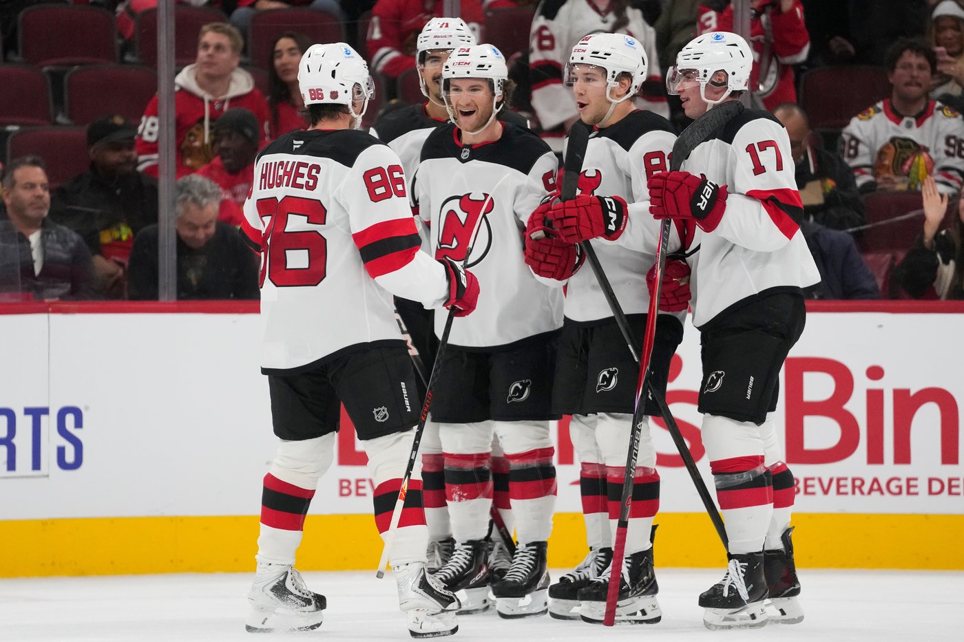 Simon Nemec scores 3rd goal of game in OT as Devils top Blackhawks 4-3 | iNFOnews.ca Simon Nemec scores 3rd goal of game in OT as Devils top Blackhawks 4-3 | iNFOnews.ca
