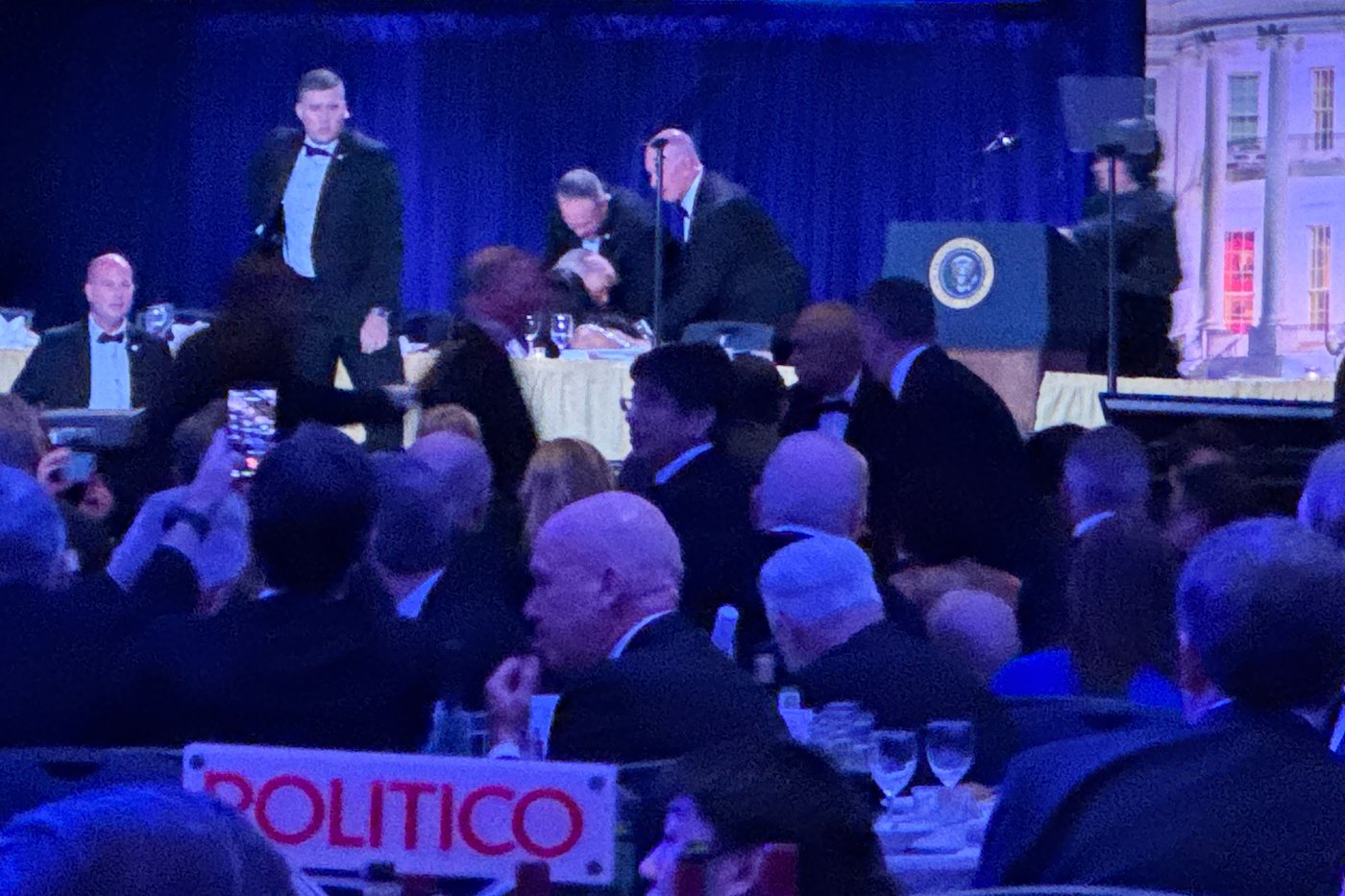 Shots fired as gunman charges toward ballroom at White House correspondents' dinner. Trump unharmed | iNwheels Shots fired as gunman charges toward ballroom at White House correspondents' dinner. Trump unharmed | iNwheels