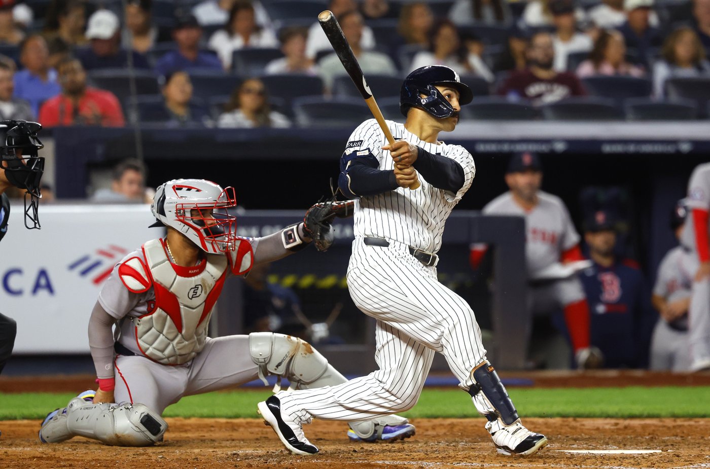 Chisholm and Grisham both homer twice as Yankees beat Red Sox 7-2 to avoid 4-game sweep | iNFOnews.ca