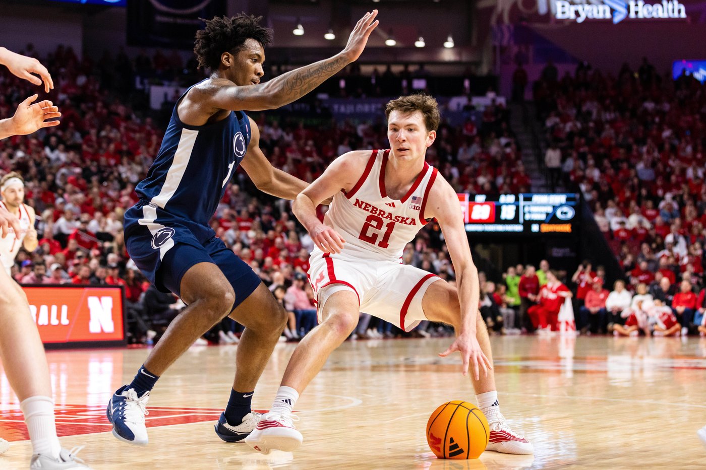 Pryce Sandfort scores career-high 33 points to lead No. 9 Nebraska past Penn State 87-64 | iNFOnews.ca