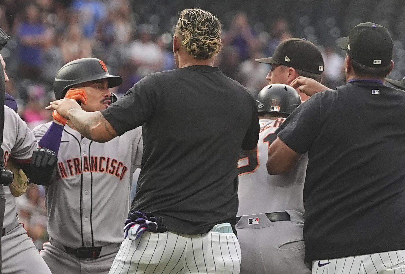 Three ejected in Giants-Rockies game, delaying Rafael Devers' 30th home run trot of season | iNFOnews.ca