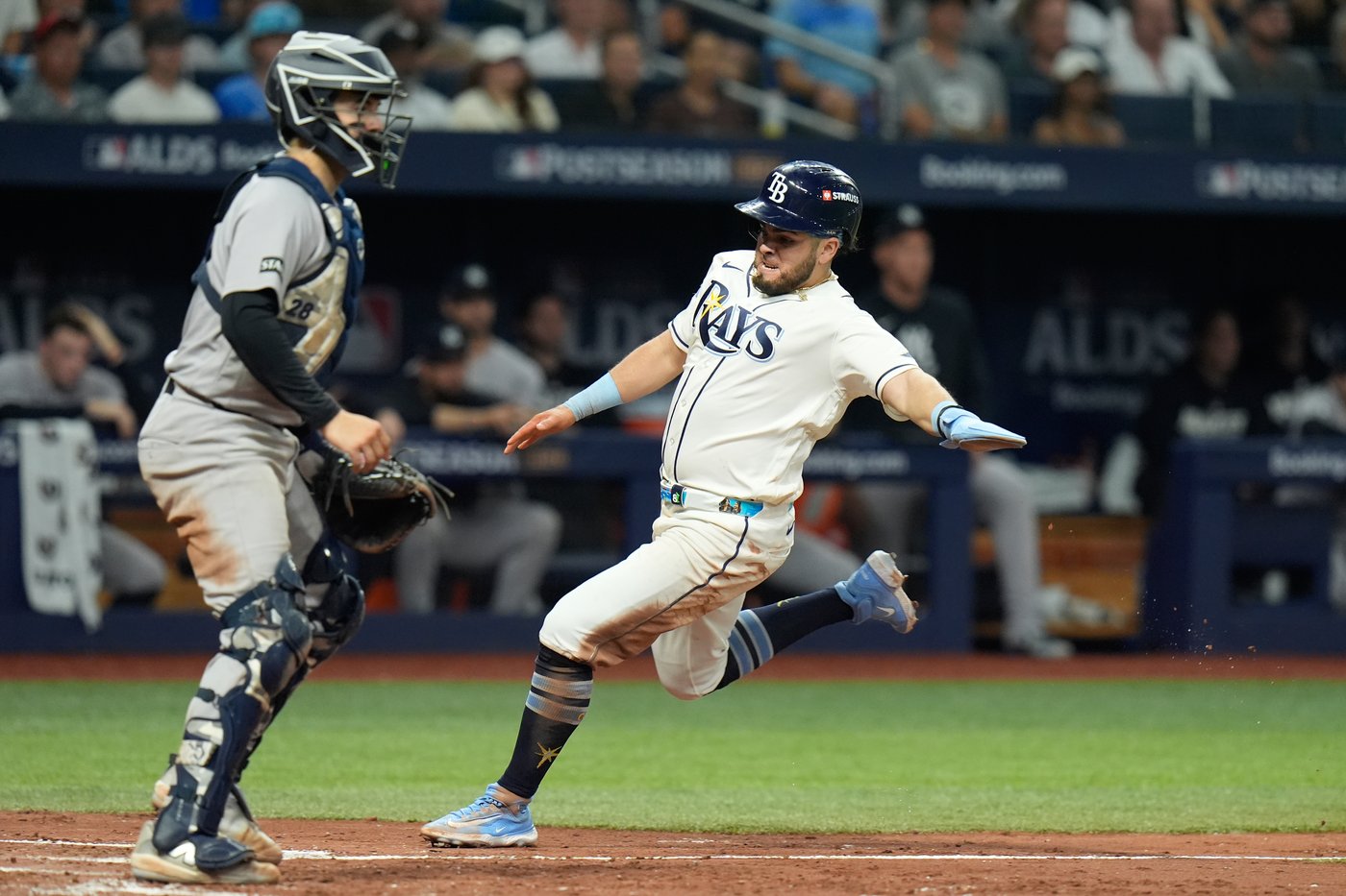 Small-ball Rays beat the sloppy Yankees 5-2 for a 2-0 lead in AL Division Series | iNFOnews.ca Small-ball Rays beat the sloppy Yankees 5-2 for a 2-0 lead in AL Division Series | iNFOnews.ca