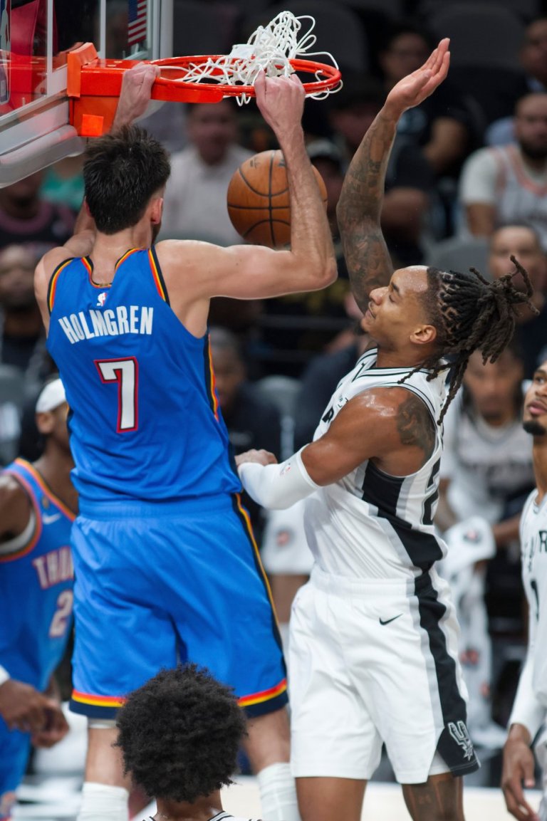 Gilgeous-Alexander, Thunder roll past Spurs 116-104 in first matchup since conference finals defeat | iNFOnews.ca