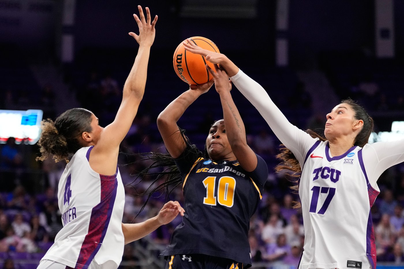 Olivia Miles gets triple-double as TCU beats UC San Diego in 1st round of March Madness | iNFOnews.ca Olivia Miles gets triple-double as TCU beats UC San Diego in 1st round of March Madness | iNFOnews.ca