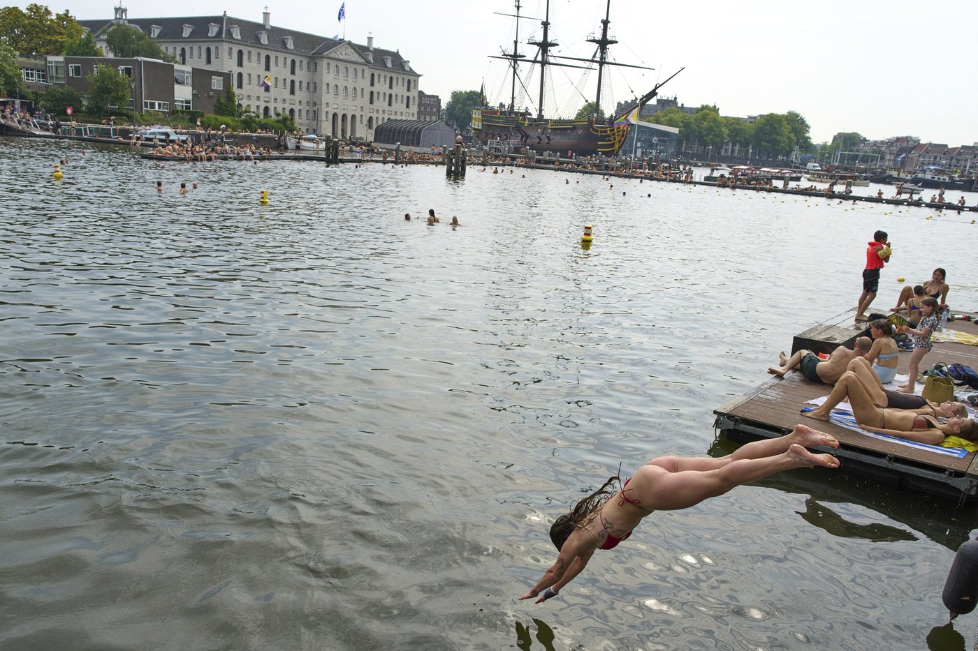 Surrounded by water, Dutch swimmers have plenty of places to cool off | iNFOnews.ca