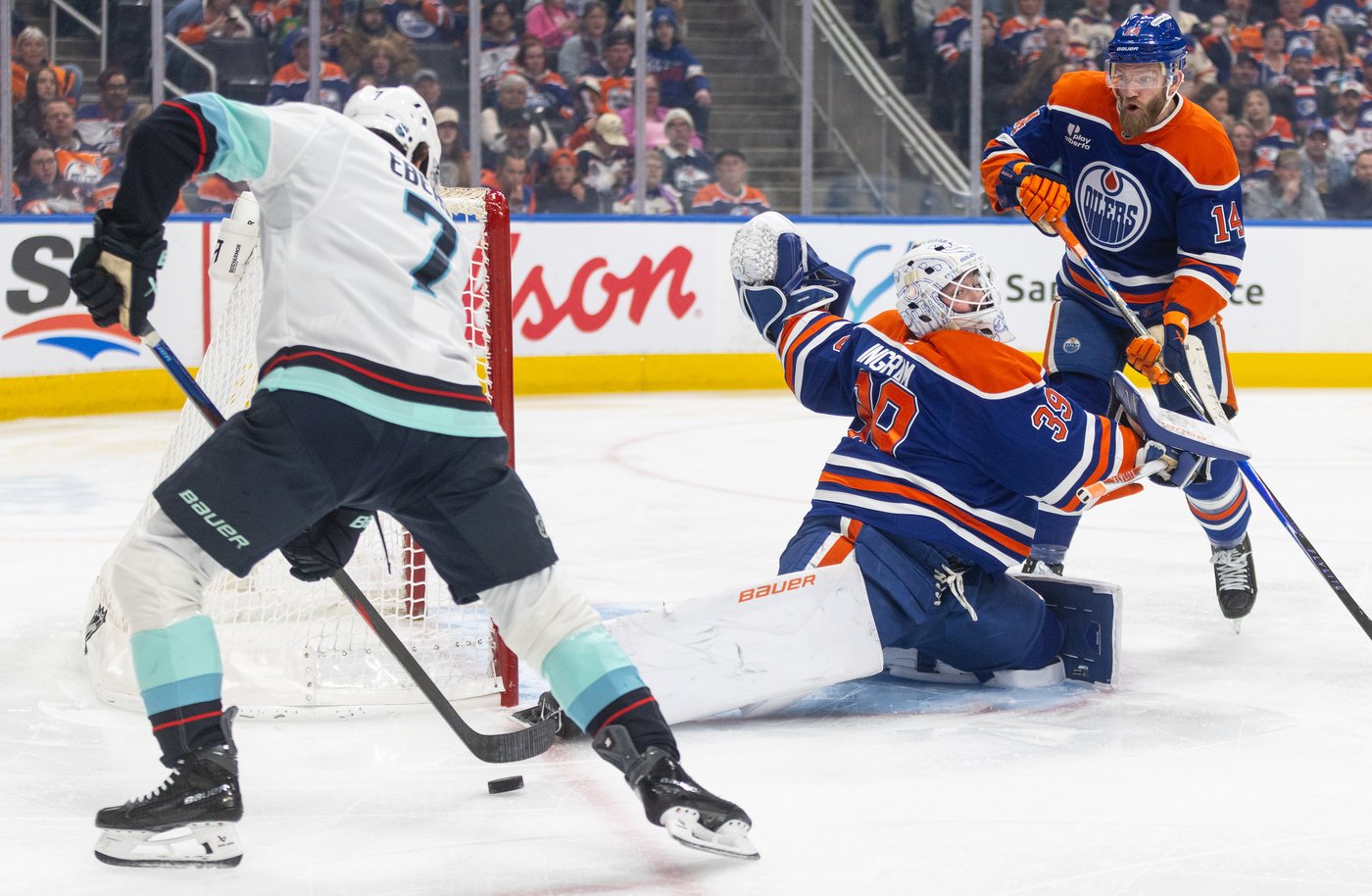 Oilers' Ingram celebrates birthday with 27-save shutout, 3-0 win against Kraken | iNFOnews.ca Oilers' Ingram celebrates birthday with 27-save shutout, 3-0 win against Kraken | iNFOnews.ca