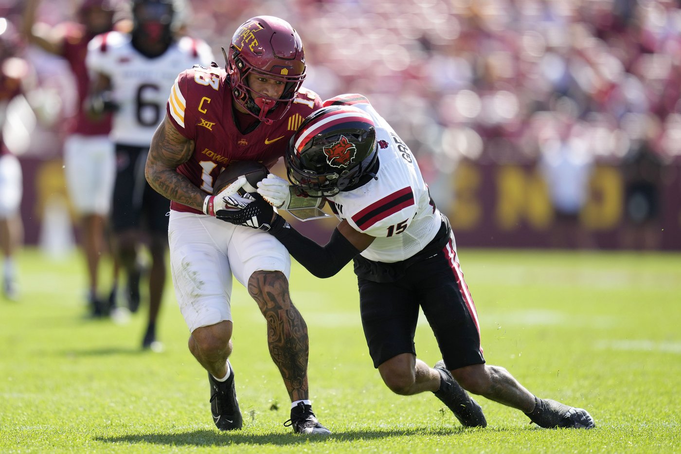 Rocco Becht has hand in 3 TDs, No. 20 Cyclones run off to a 52-7 win over Arkansas St. | iNFOnews.ca Rocco Becht has hand in 3 TDs, No. 20 Cyclones run off to a 52-7 win over Arkansas St. | iNFOnews.ca