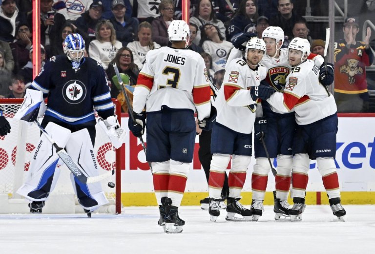 Verhaeghe, Tkachuk brothers lead Panthers past struggling Jets 5-1 | iNFOnews.ca