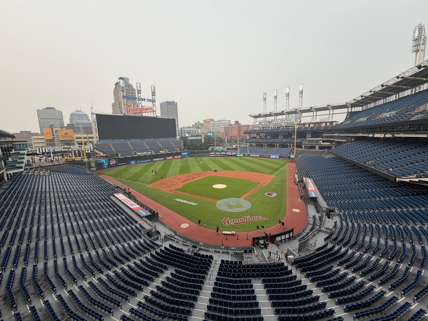 Poor air quality caused by wildfires prompts Pirates-Guardians to attempt Saturday doubleheader | iNFOnews.ca