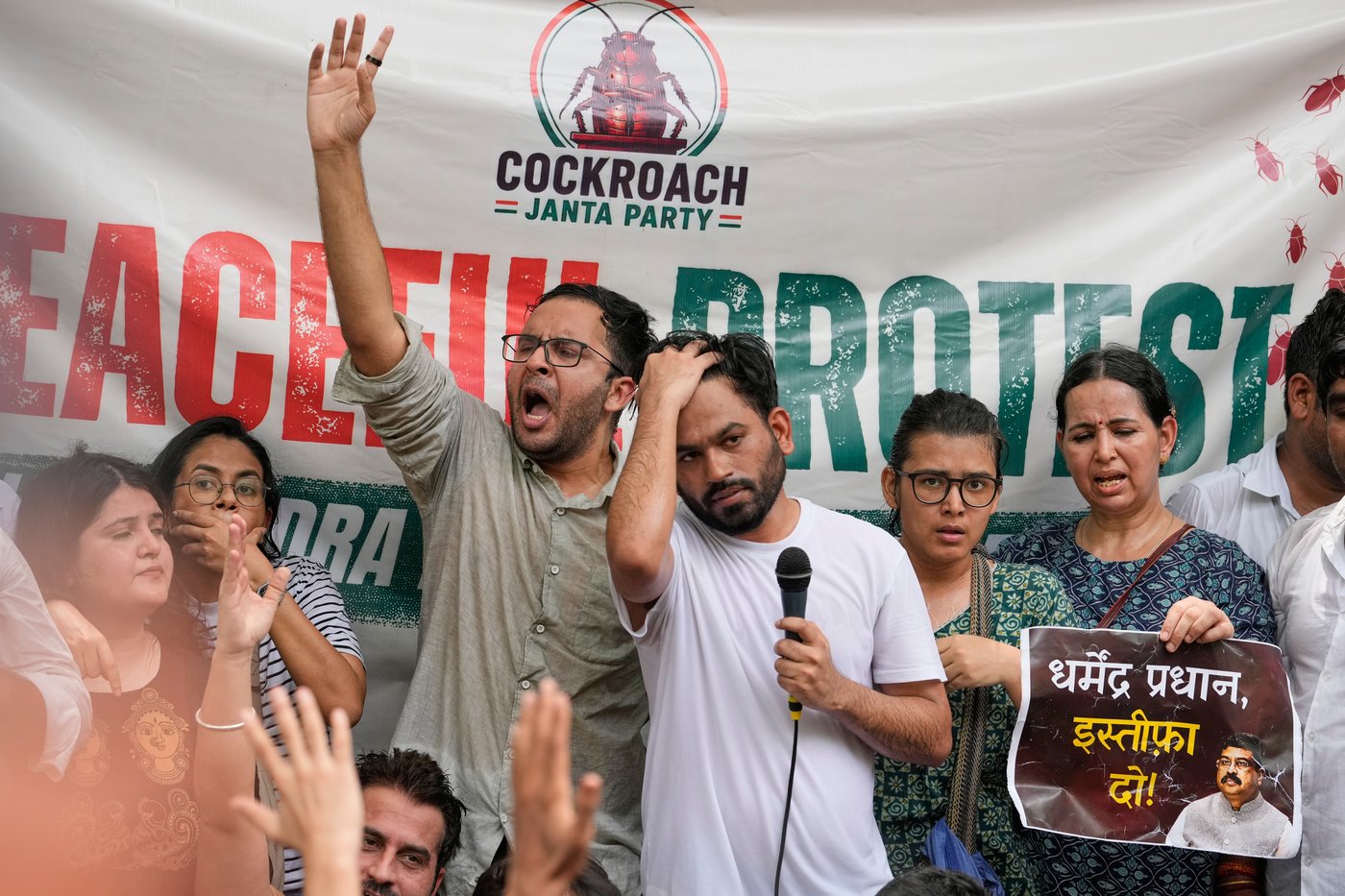 Mock political party for India's young 'cockroaches' holds first street protest | iNFOnews.ca Mock political party for India's young 'cockroaches' holds first street protest | iNFOnews.ca