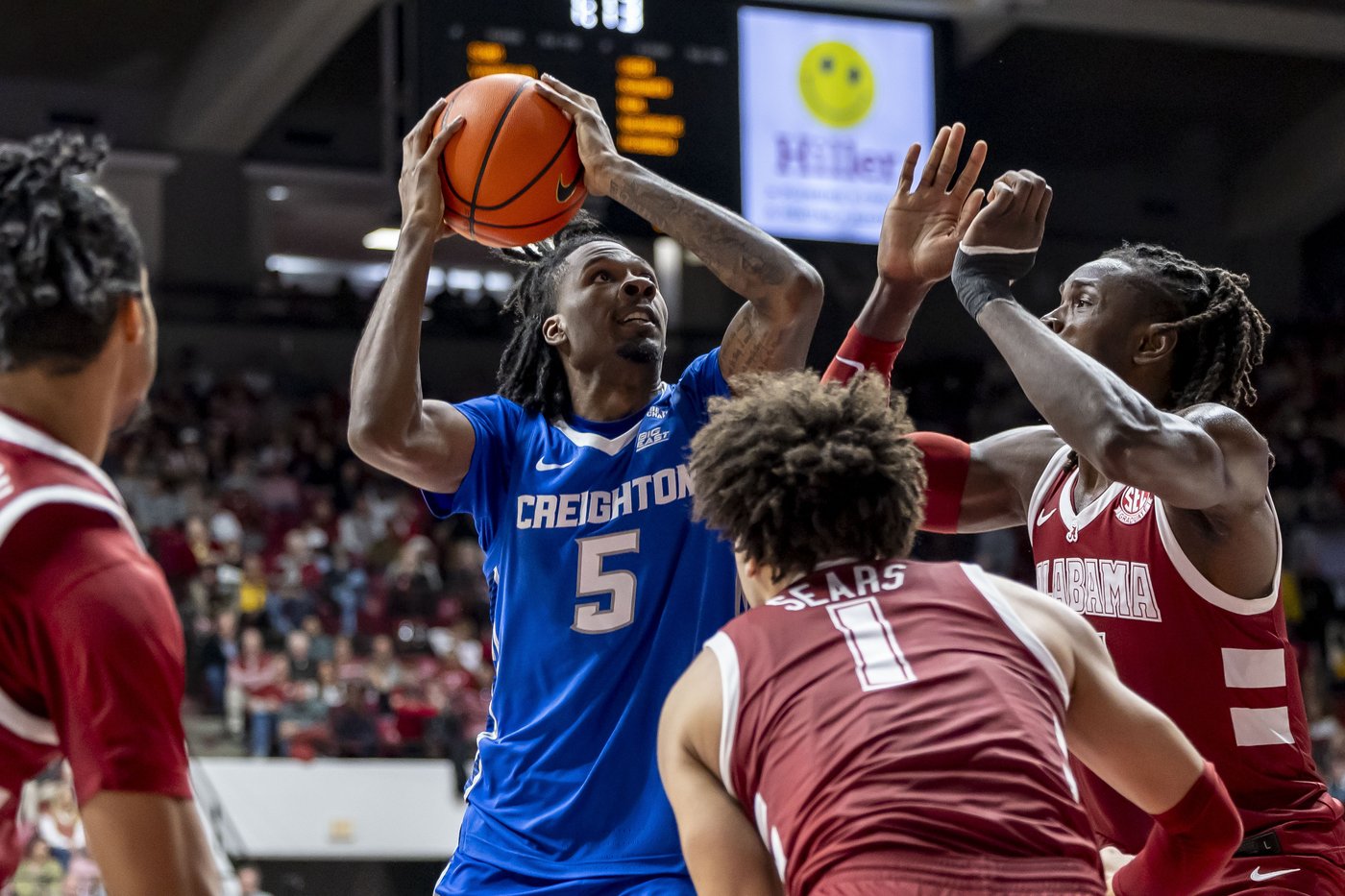 Mark Sears scores 27 points and No. 7 Alabama beat Creighton 83-75 | iNFOnews.ca