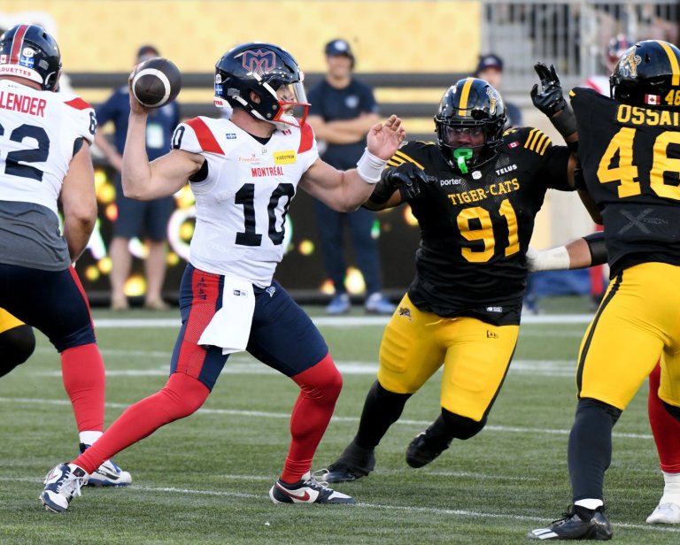 Maltos Diaz's 17-yard field goal earns Alouettes 30-27 OT win over Ticats | iNFOnews.ca