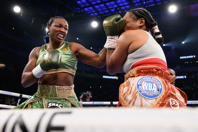 Claressa Shields pounds out lopsided victory over rival Franchon Crews-Dezurn | iNFOnews.ca