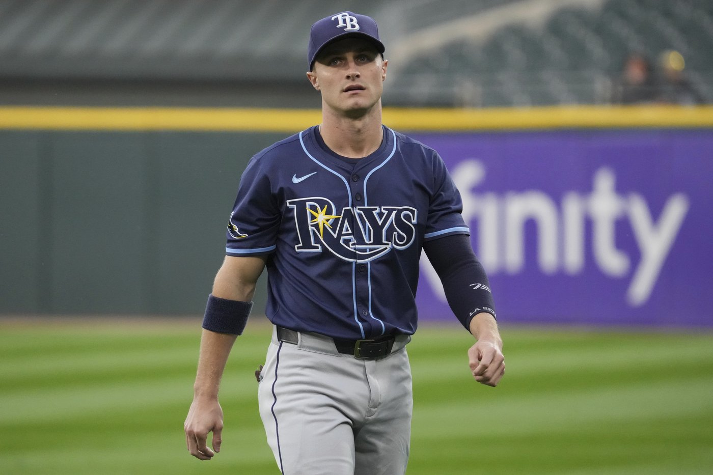 Rays rookie Jake Mangum relishes seeing father back at Soldier Field with former Bears teammates | iNFOnews.ca Rays rookie Jake Mangum relishes seeing father back at Soldier Field with former Bears teammates | iNFOnews.ca