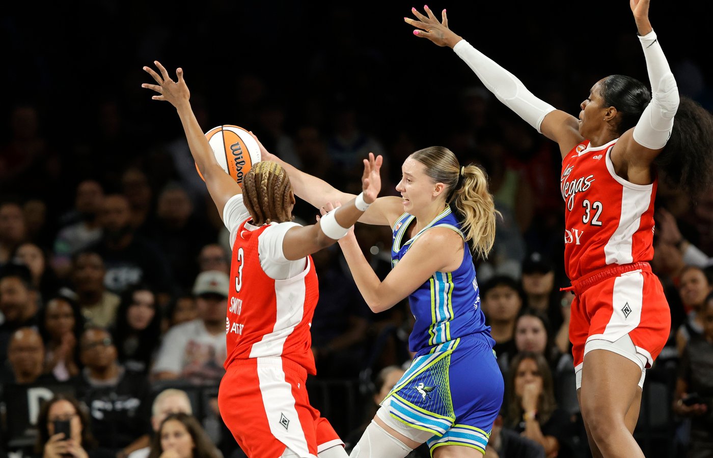 A'ja Wilson scores 32 points as the Aces beat the Wings 99-84 to avoid a sweep | iNFOnews.ca A'ja Wilson scores 32 points as the Aces beat the Wings 99-84 to avoid a sweep | iNFOnews.ca