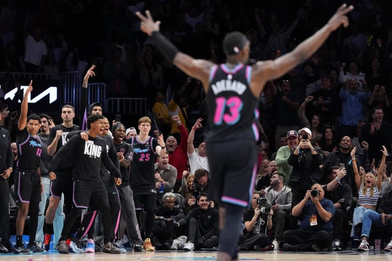 Andrew Wiggins' late 3-pointer secures Miami's 122-120 win over Oklahoma City | iNFOnews.ca