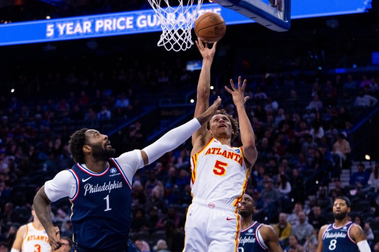 Johnson hits late 3s for Hawks to spoil Embiid's 76ers return in 142-134 double-OT win | iNFOnews.ca