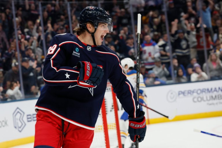 Knies has 2 goals and an assist in Columbus debut as Blue Jackets beat Sabres 6-3 | iNFOnews.ca