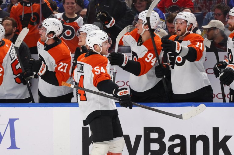 Flyers rookie Cole Knuble scores first 2 career goals in 3-1 victory over Sabres | iNFOnews.ca