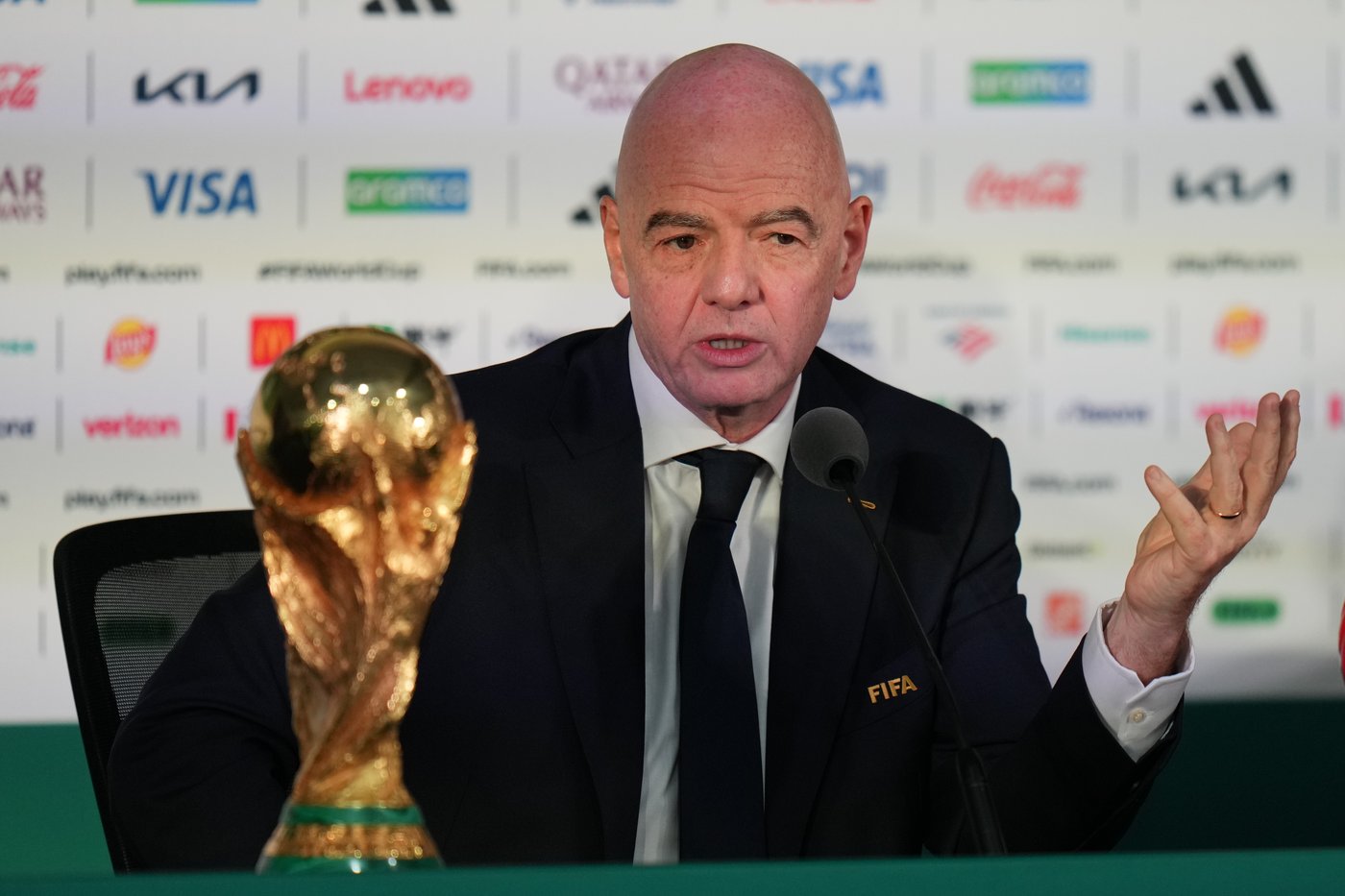 FIFA's Infantino targets critics he says spread 'hate and false rumors' about World Cup | iNFOnews.ca