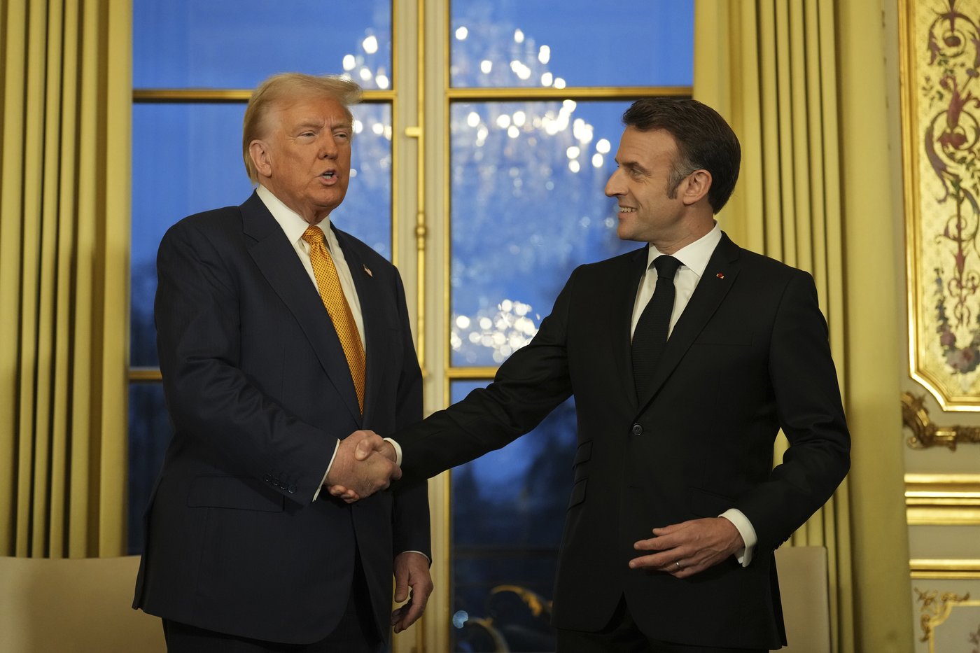 Trump is welcomed by Macron to Paris with presidential pomp and joined by Zelenskyy for their talks | iNFOnews.ca