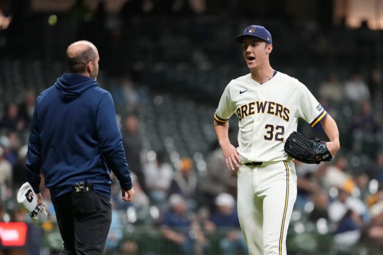 Brewers' Jacob Misiorowski leaves with cramping again after another dominating performance | iNFOnews.ca