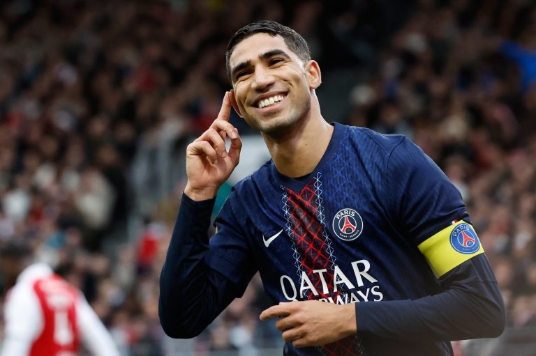 Achraf Hakimi's double lifts PSG to 3-0 win over Brest, putting pressure on Marseille | iNFOnews.ca Achraf Hakimi's double lifts PSG to 3-0 win over Brest, putting pressure on Marseille | iNFOnews.ca