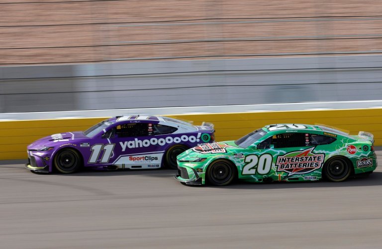 Denny Hamlin shakes off Phoenix heartbreak with a Las Vegas win alongside Chris Gayle | iNFOnews.ca