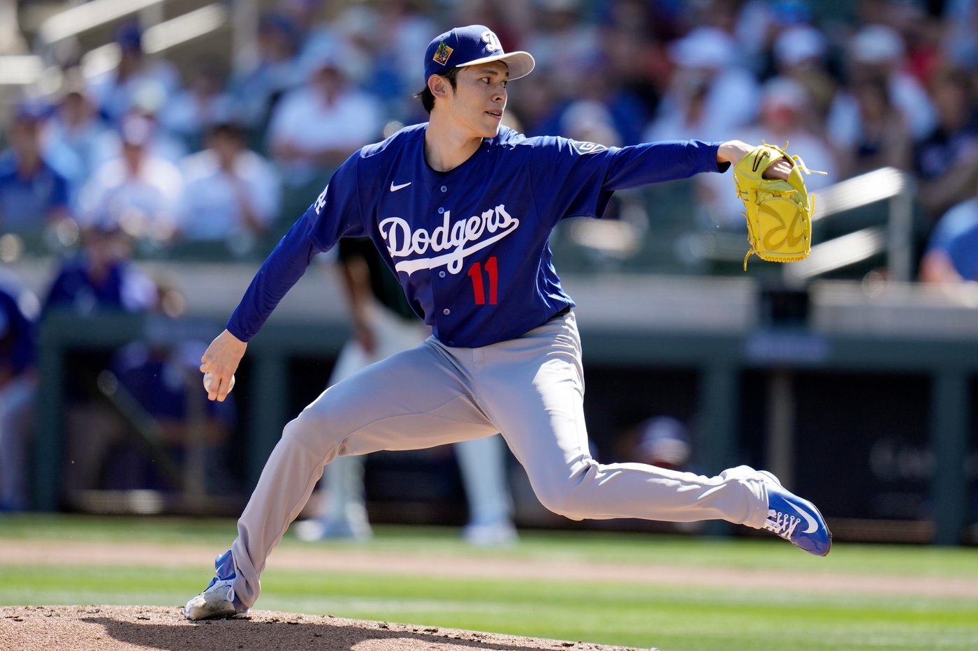 Dodgers' Roki Sasaki erratic in first spring training outing, gives up 3 runs over 1 1/3 innings | iNFOnews.ca Dodgers' Roki Sasaki erratic in first spring training outing, gives up 3 runs over 1 1/3 innings | iNFOnews.ca