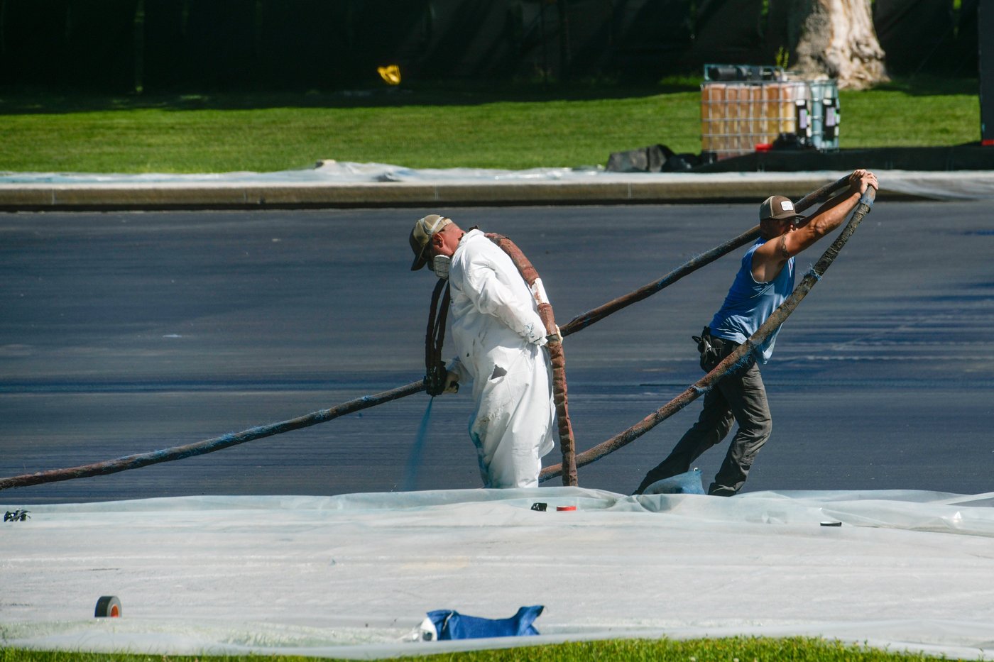 Water begins refilling Reflecting Pool after Trump's renovation to repaint it 'American flag blue' | iNFOnews.ca Water begins refilling Reflecting Pool after Trump's renovation to repaint it 'American flag blue' | iNFOnews.ca